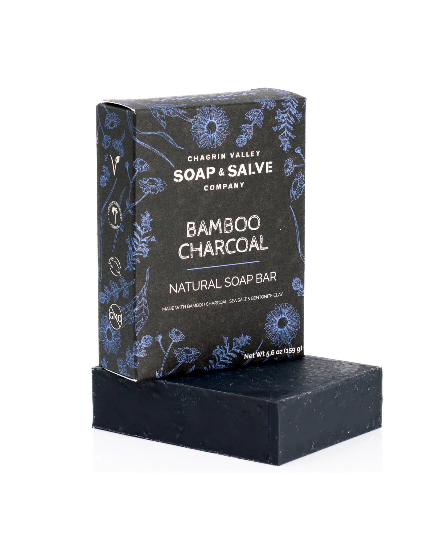 Picture of Chagrin Valley Soap & Salve Bamboo Charcoal Bar Soap