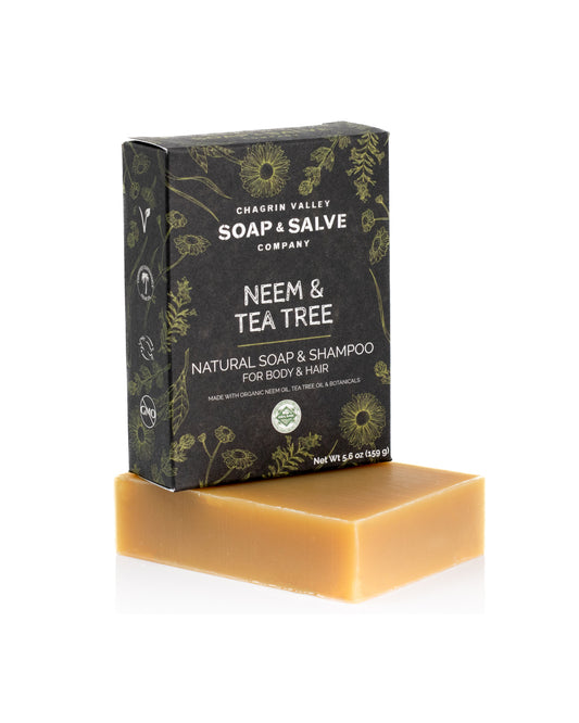 Picture of Chagrin Valley Soap & Salve Neem & Tea Tree Oil Soap & Shampoo Bar