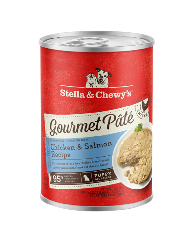 Gourmet Pate for Dogs - Chicken & Salmon Recipe - 12 Pack