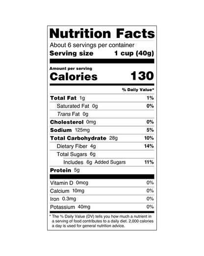 Power O's Cinnamon Cereal