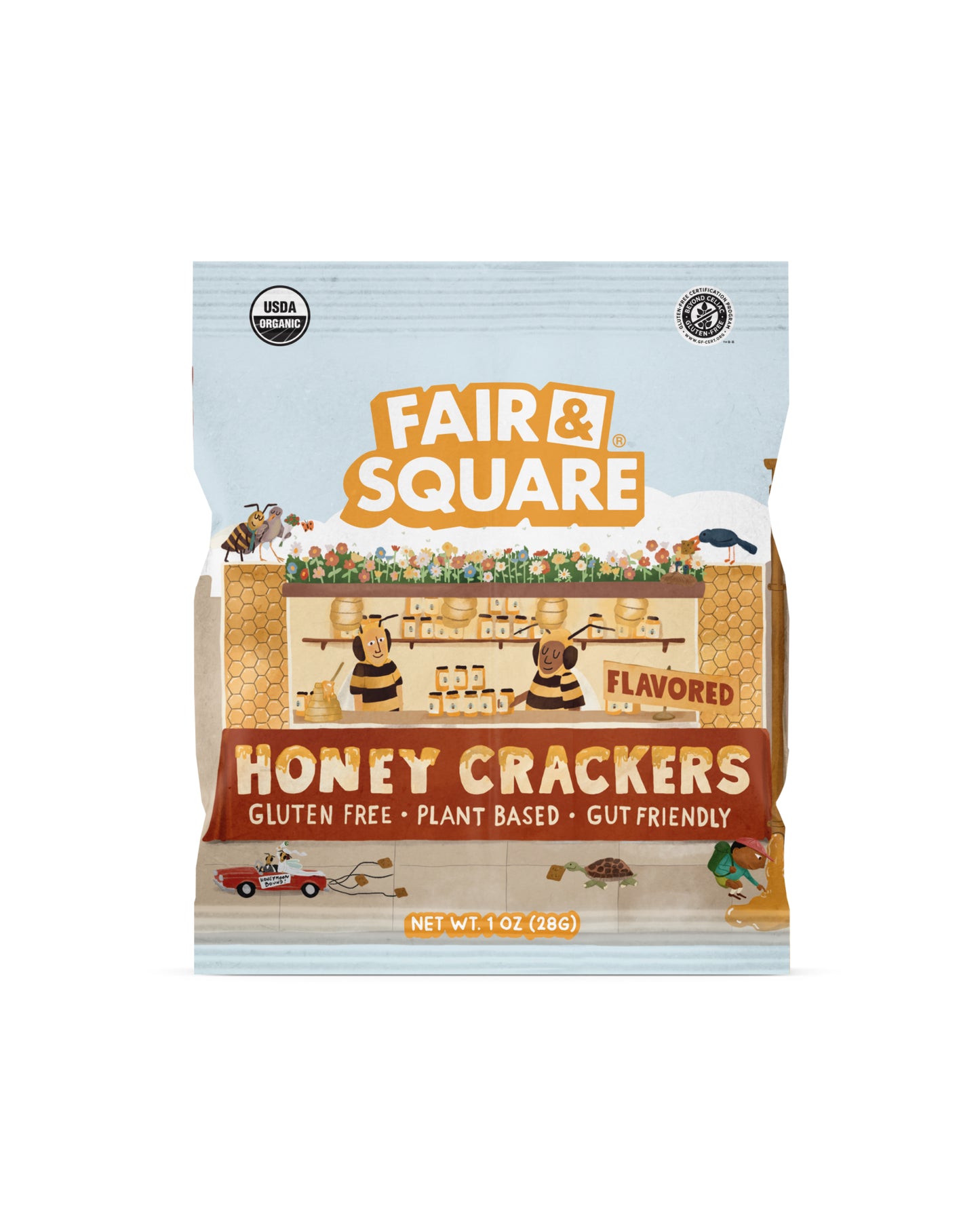 Honey Gluten Free Graham Cracker Snack Bags