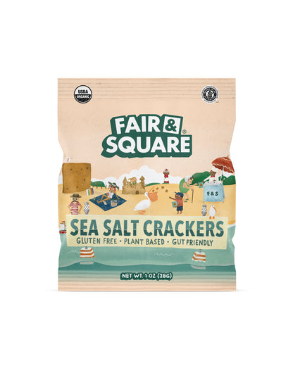 Sea Salt Gluten Free Crackers Snack Bags