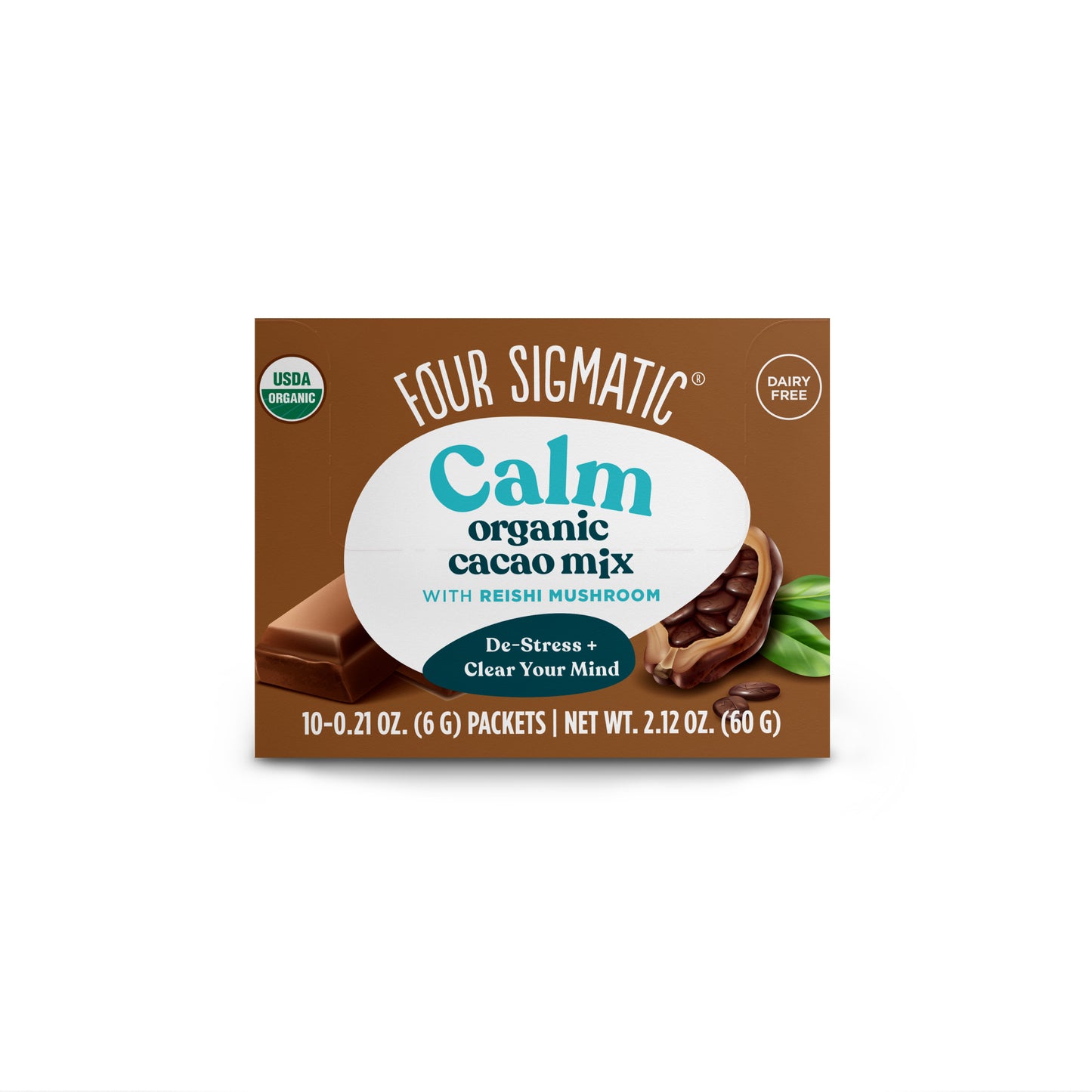 Calm Mushroom Cacao Mix With Reishi