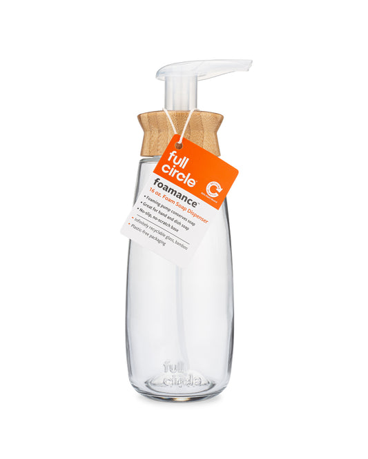 The front of Full Circle Foaming Soap Dispenser