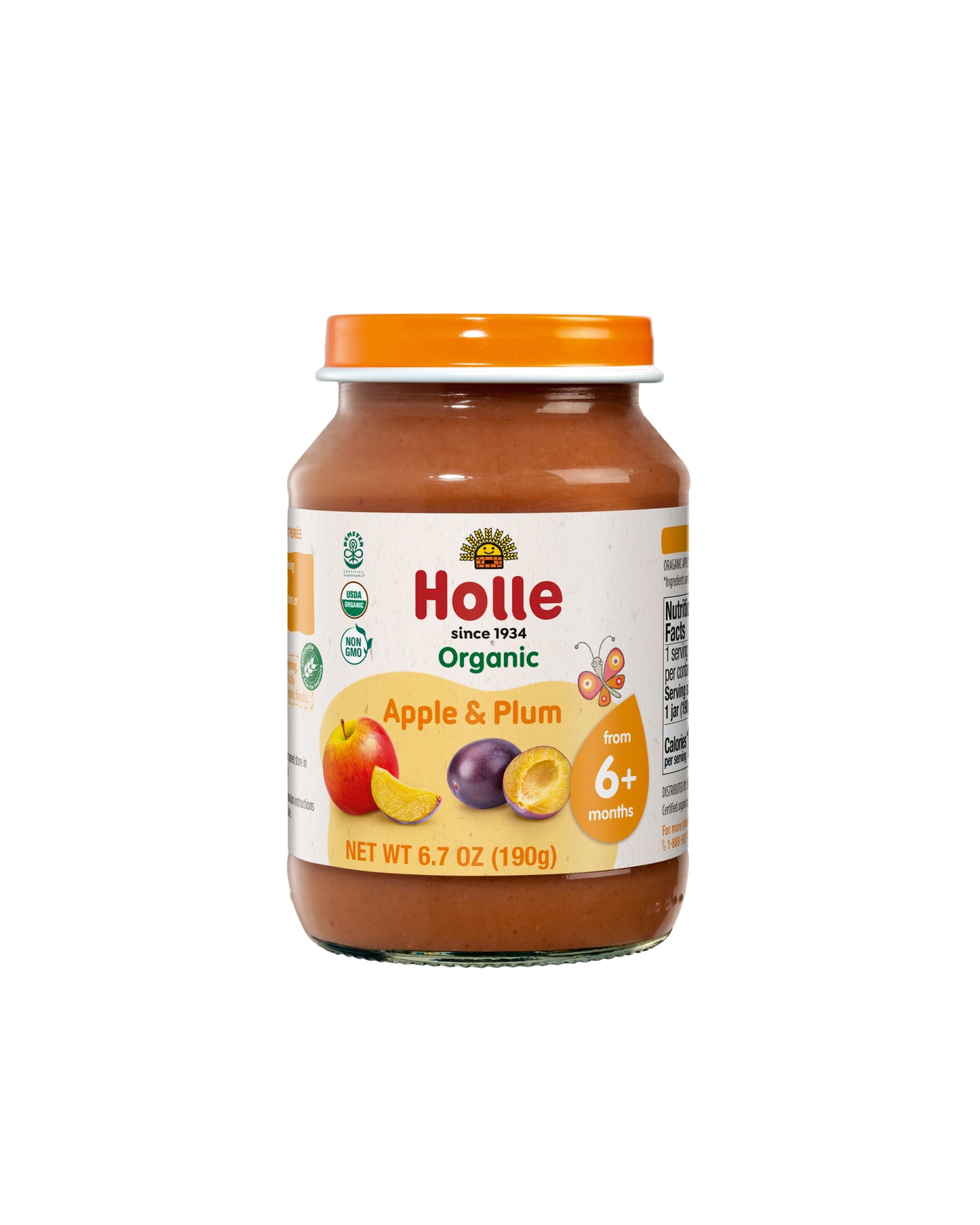 Organic Apple and Plum Baby Food