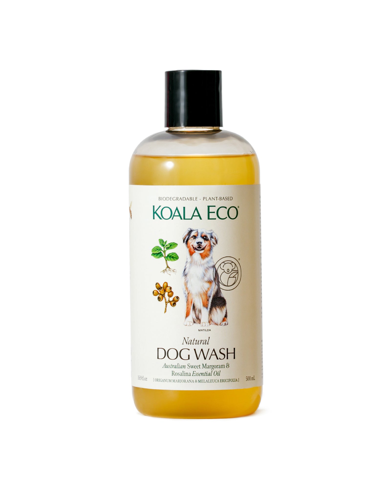 The front of Koala Eco Sweet Marjoram & Rosalina  Dog Wash