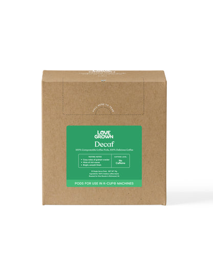 Love Grown Compostable Coffee Pods for Keurig® Machines -  Box of 15