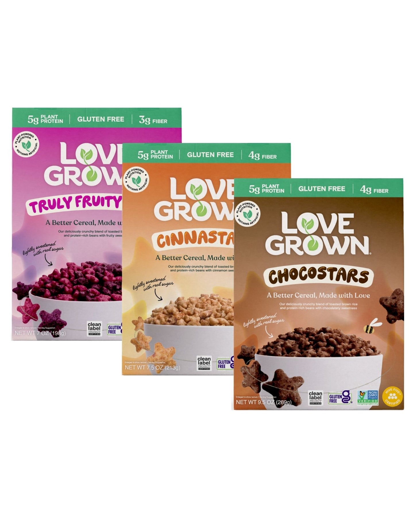 Love Grown Star Cereal Variety Pack
