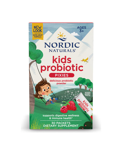 The front of Nordic Naturals Kids Probiotic Pixies