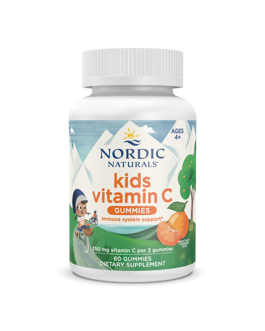 The front of Nordic Naturals Kids Vitamin C Gummies