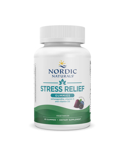 The front of Nordic Naturals Stress Relief Gummies