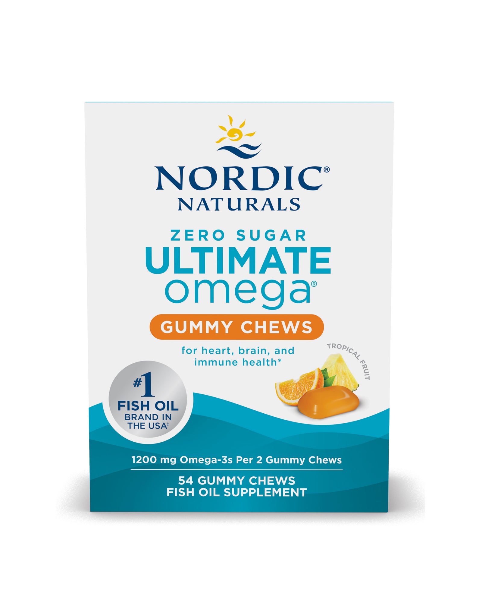 The front of Nordic Naturals Ultimate Omega Gummy Chews