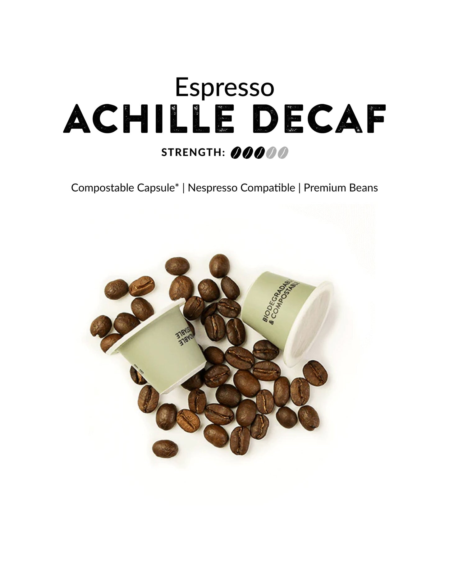 Compostable Espresso Capsules for Nespresso Machines - Box of 100
