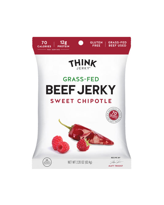 Sweet Chipotle 100% Grass-Fed Beef Jerky