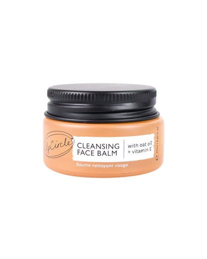 The front of UpCircle Beauty Cleansing Face Balm with Oat Oil & Vitamin E - Travel Size