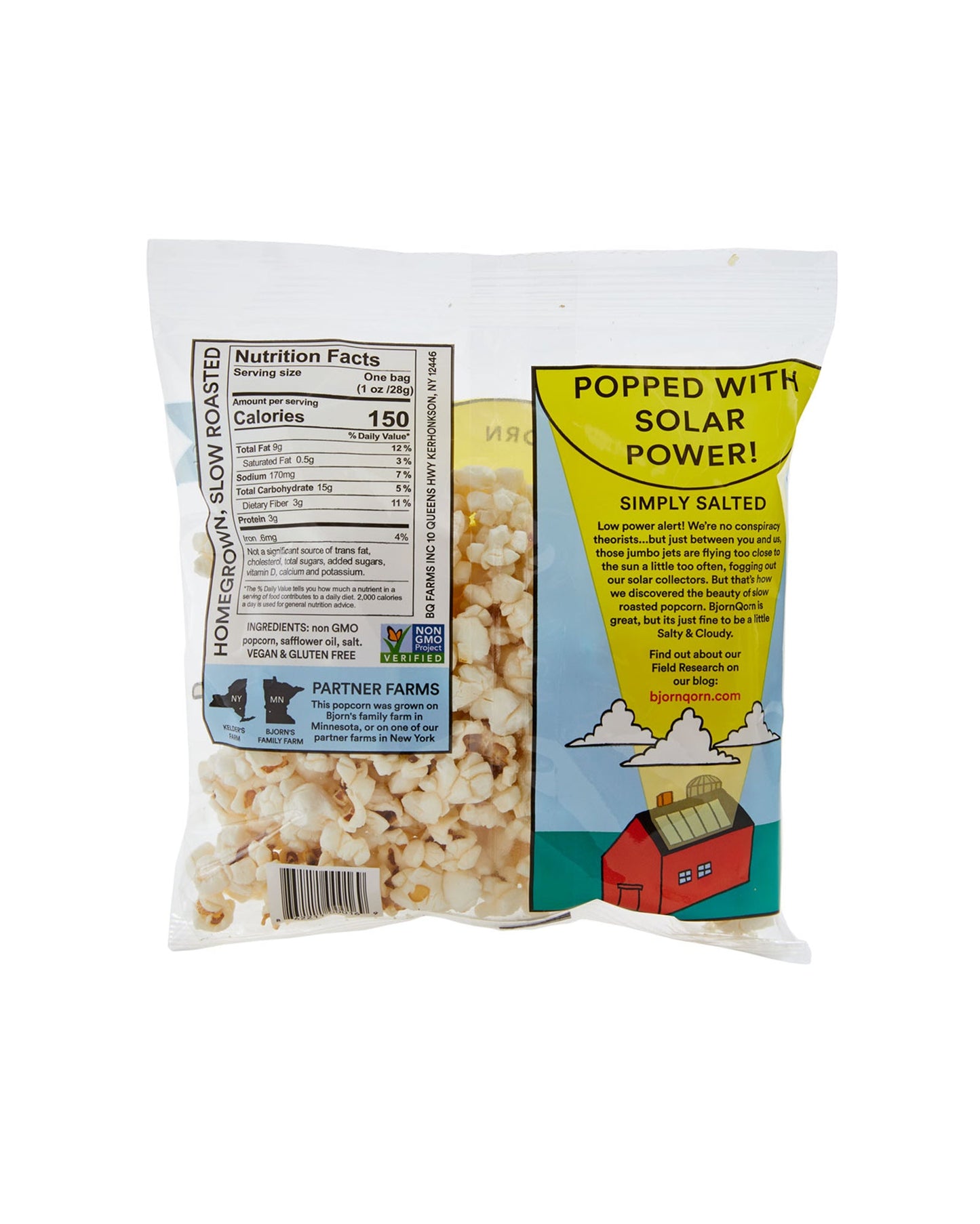 Salted Sun-Popped Popcorn - 30 Snack Bags