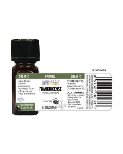 Picture of Aura Cacia Organic Frankincense Essential Oil