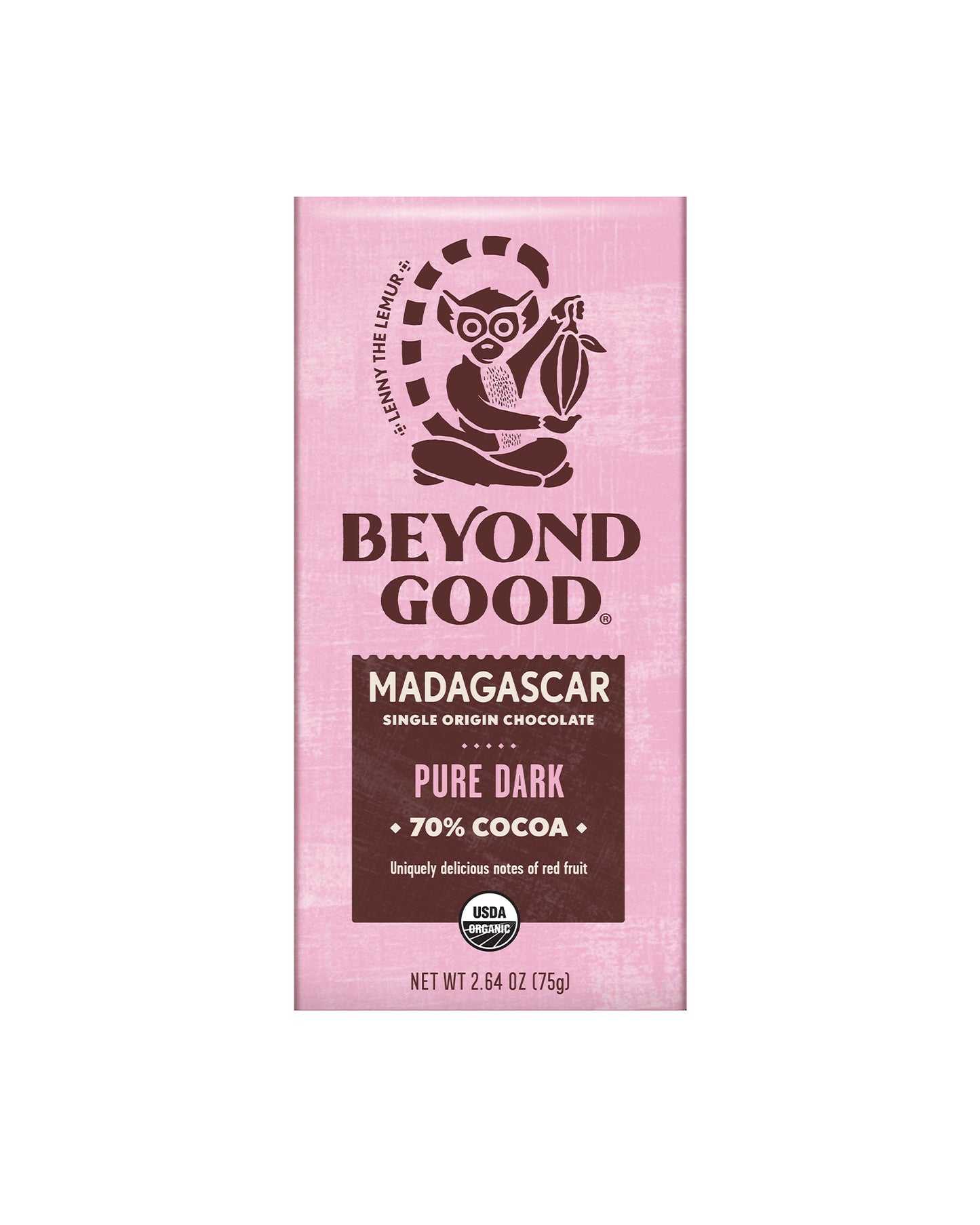 Organic 70% Dark Madagascar Chocolate Bar