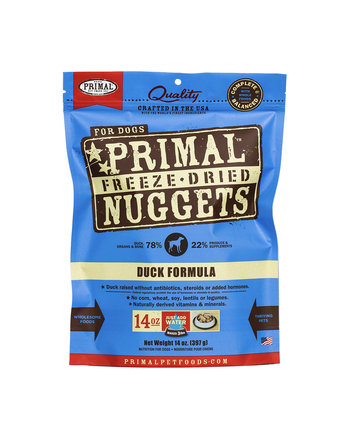 Canine Duck Formula Freeze-Dried Nuggets