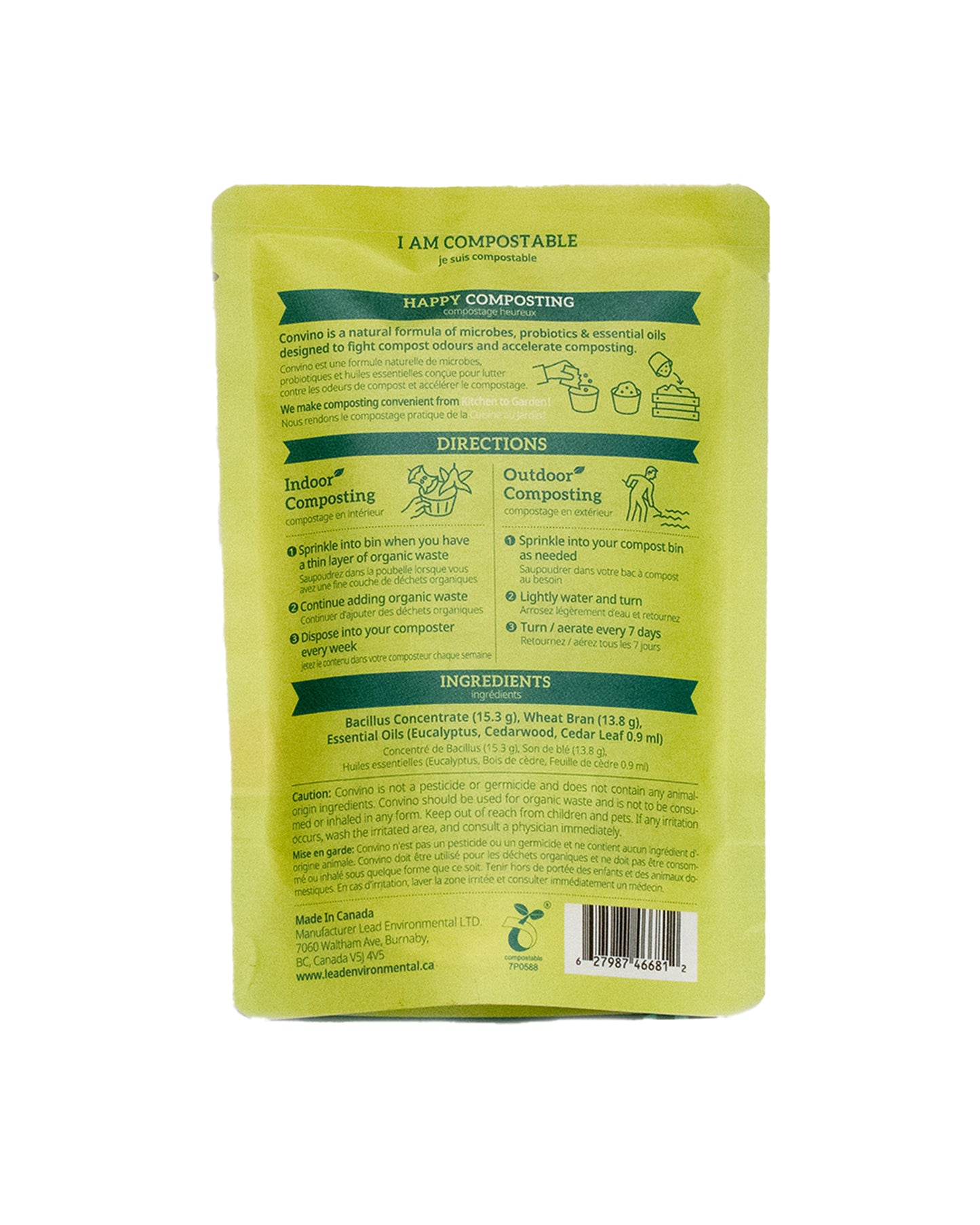 Kitchen Compost Deodorizer - Pack of 4