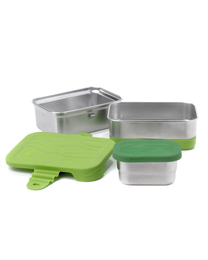 3-in-1 Splash Box Stainless Steel Food Container