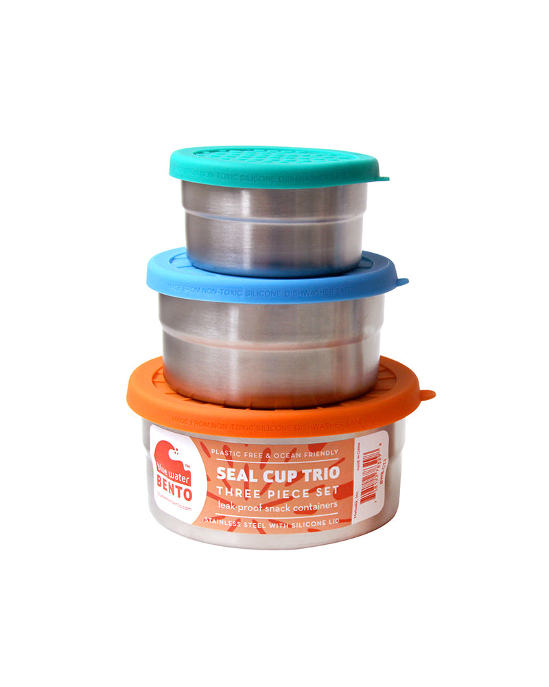 Seal Cup Trio Stainless Steel Food Containers