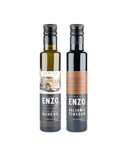 Organic Olive Oil & Balsamic Vinegar Gift Set