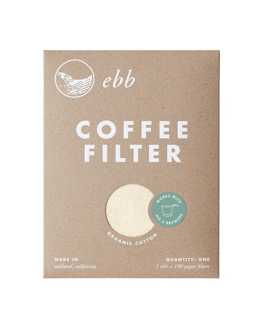No. 2 Brewer Organic Cotton Coffee Filter