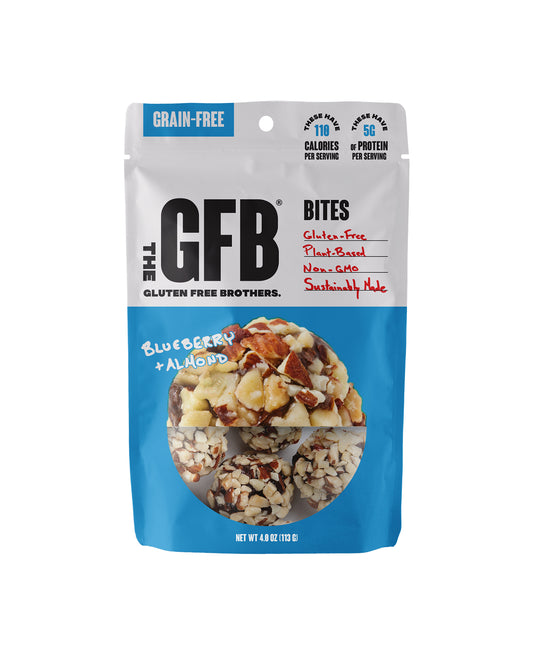 Grain Free Blueberry + Almond Bites