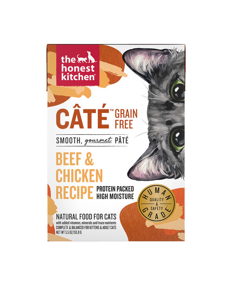 Beef & Chicken Pate Wet Cat Food - Case of 12