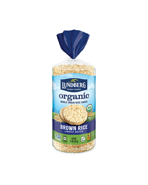 Organic Brown Rice Cakes - Lightly Salted