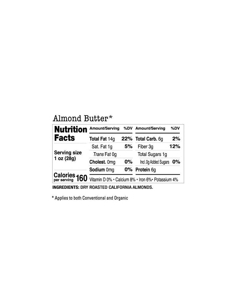 Maisie Jane's Organic Smooth Almond Butter Non-GMO USDA Organic