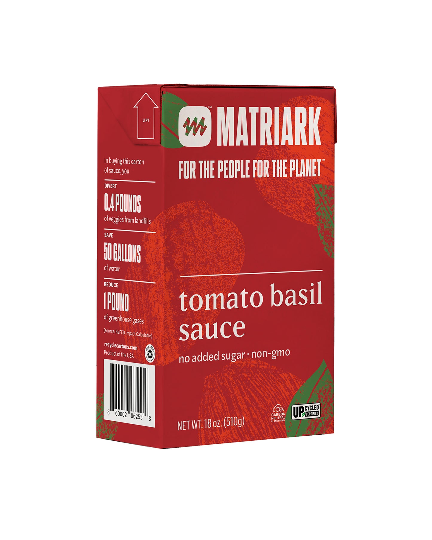 Upcycled Tomato Basil Pasta Sauce