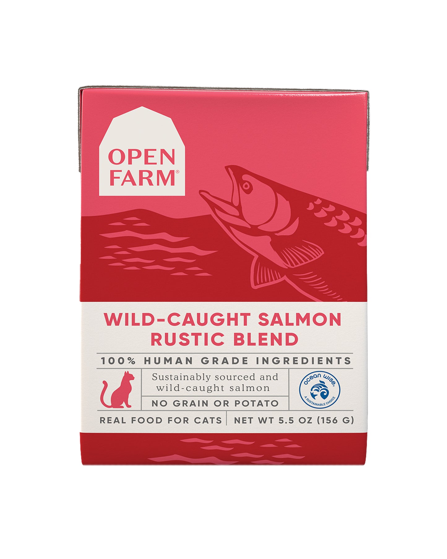 Wild-Caught Salmon Rustic Blend Wet Cat Food - Case of 12
