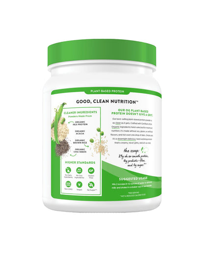 Unsweetened Organic Plant Based Protein Powder