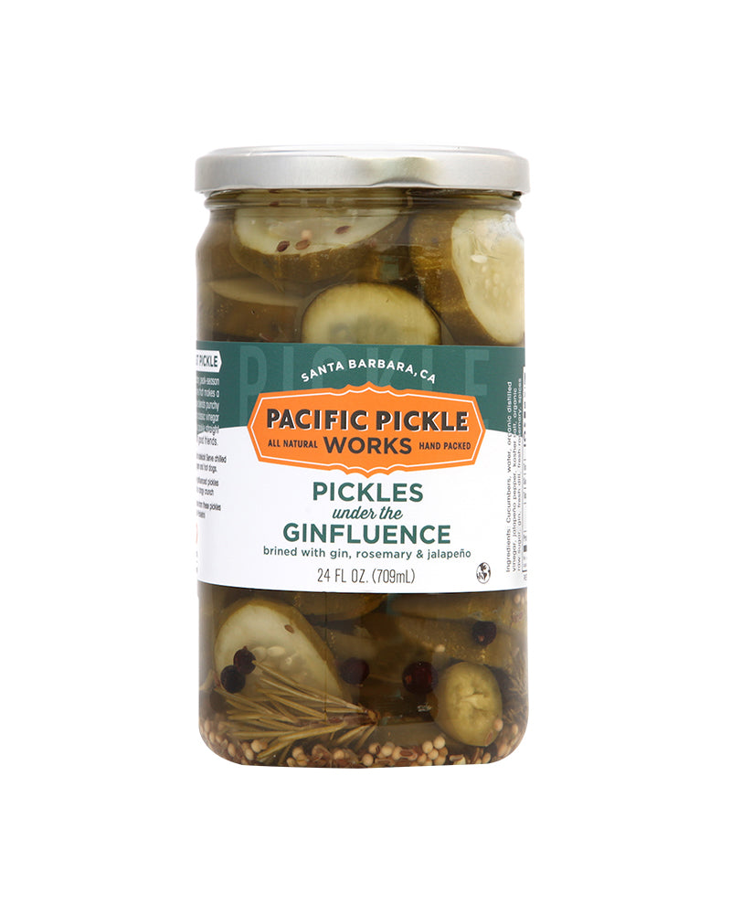 Pickles Under The Ginfluence Rosemary, Jalapeño & Gin Pickles