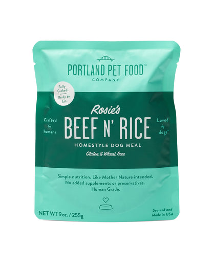 Rosie's Beef N' Rice Wet Dog Food Meal