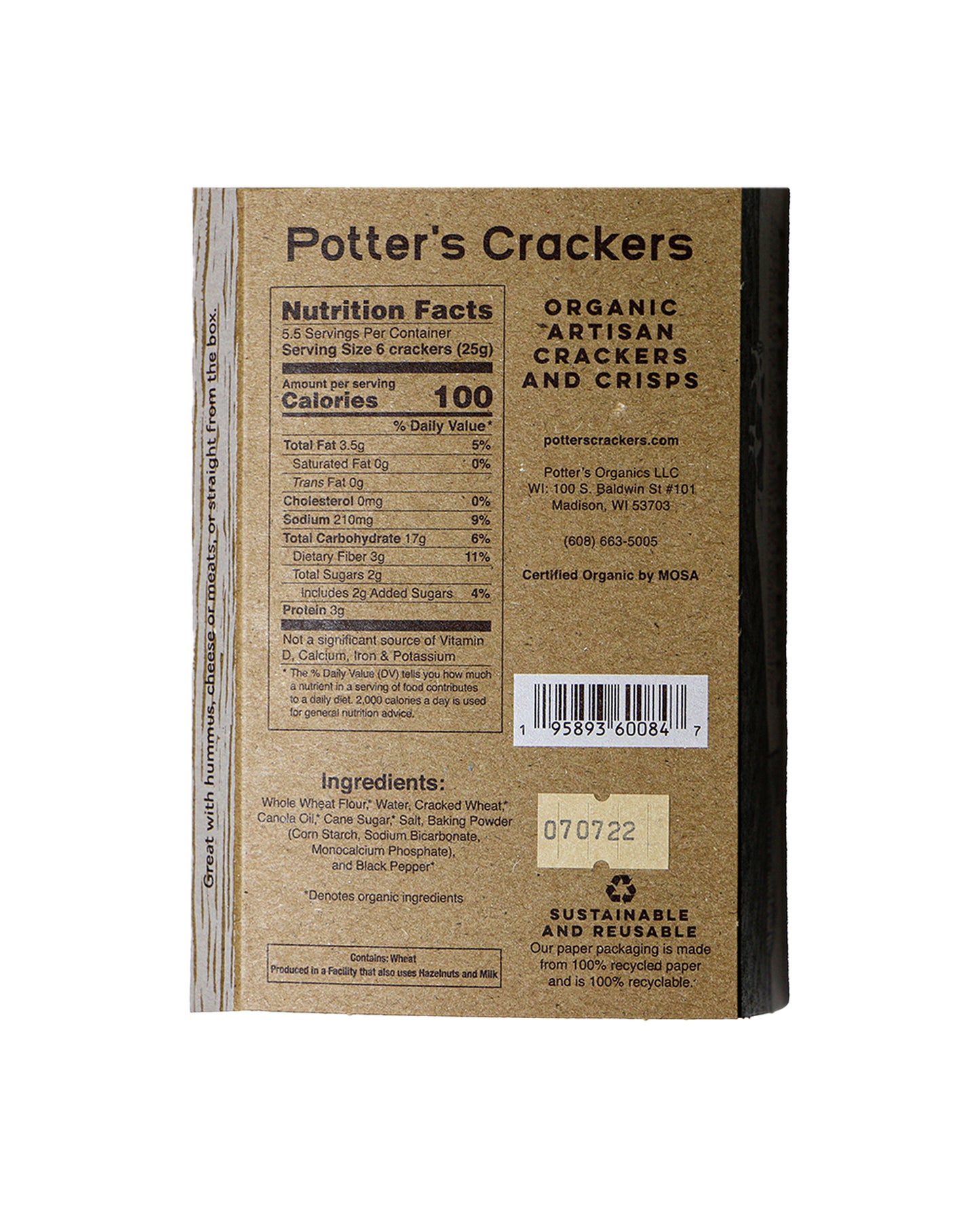Winter Wheat Cracker