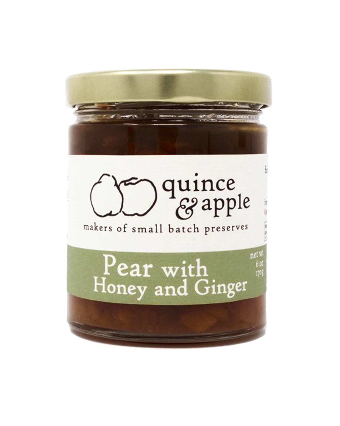 Pear with Honey and Ginger Preserves