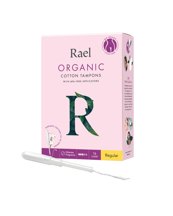 Rael Organic Cotton Cover Regular & Overnight Pads Duopack - Unscented -  28ct : Target