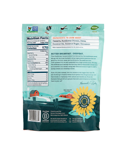 Real Cinnamon Grain Free Sunflower Cereal