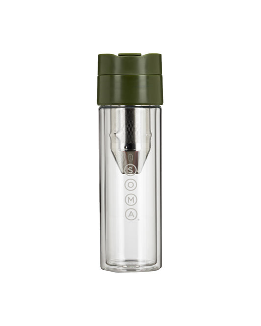 The front of Soma Hot & Cold Brew Bottle - 12oz