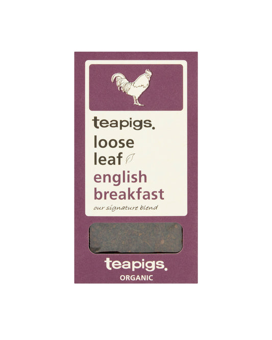 The front of teapigs Loose Leaf English Breakfast Tea