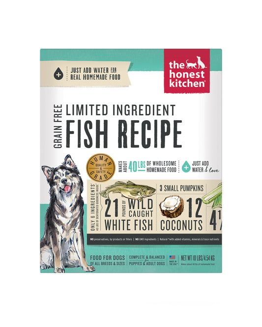 Grain Free Limited Ingredient Fish Dehydrated Dog Food
