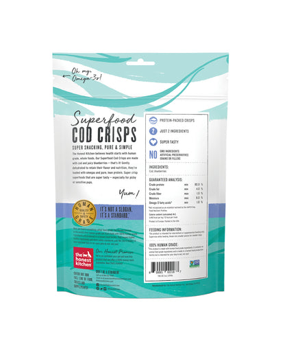 Cod & Blueberries Superfood Crisps for Dogs