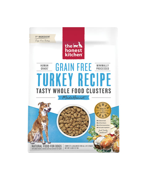 Grain Free Turkey Clusters Dry Dog Food