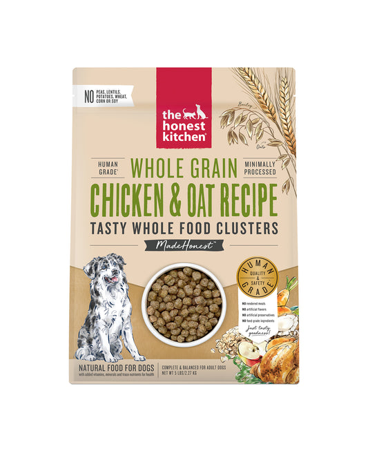 Whole Grain Chicken Clusters Dry Dog Food