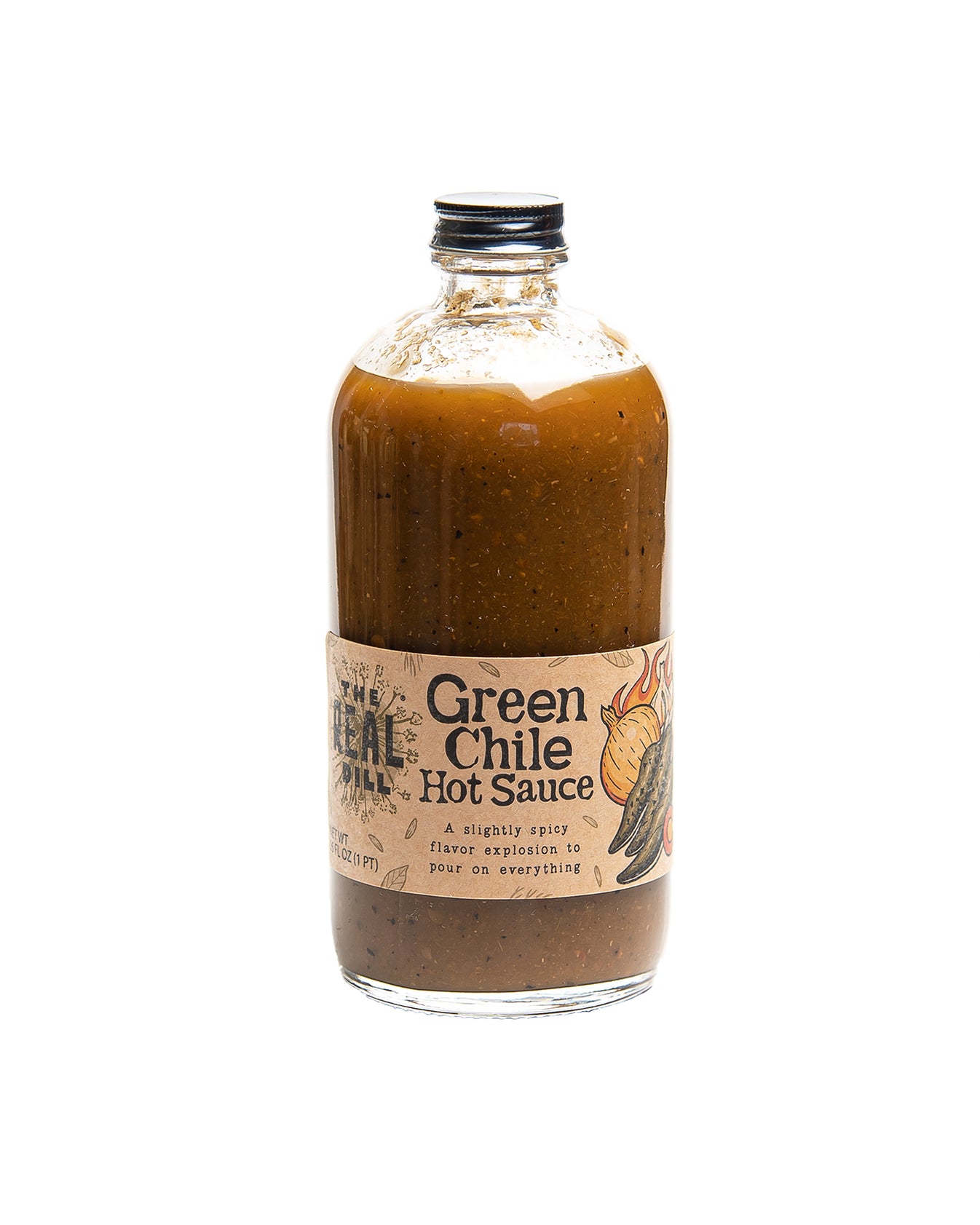 Green Chile Hot Sauce (Mild) Hive Brands
