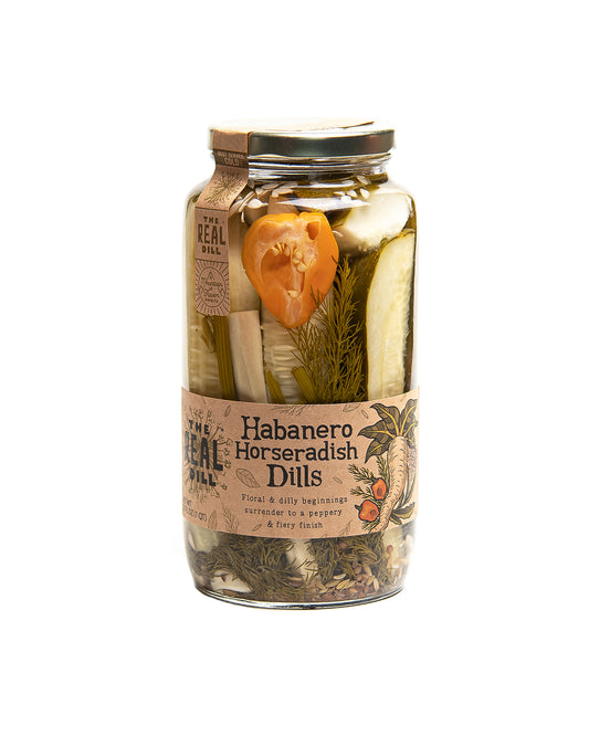 Habanero Horseradish Dill Pickles
