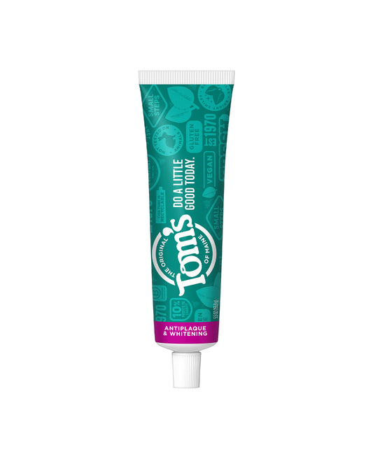 Peppermint Antiplaque & Whitening Natural Toothpaste